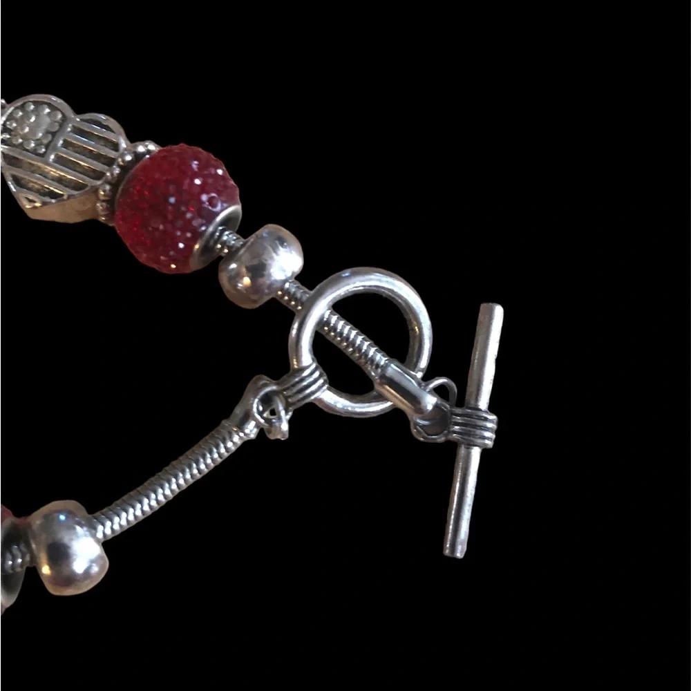 🇺🇸 Red White‎ and Blue USA Americana Charm Bracelet